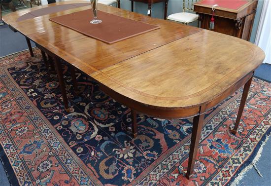 A D-end dining table Length 311cm